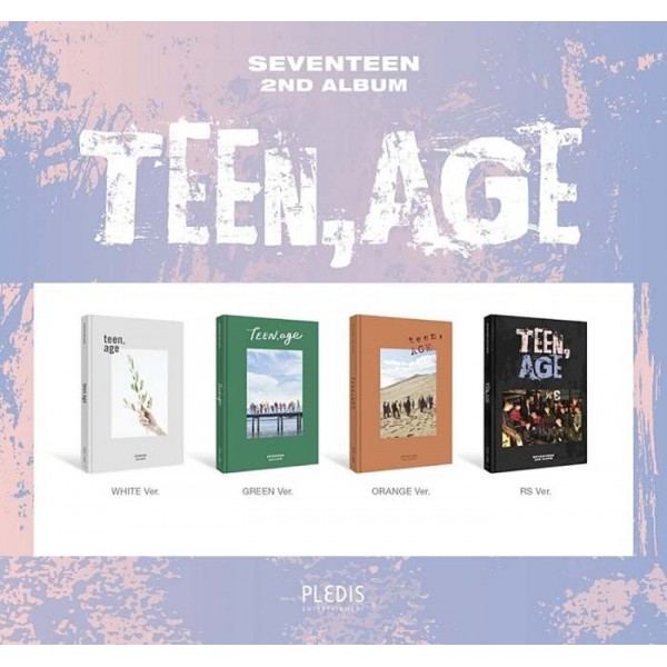 SEVENTEEN - TEEN,AGE (White/Green/Orange/RS Version) | Gasoo Kpop 